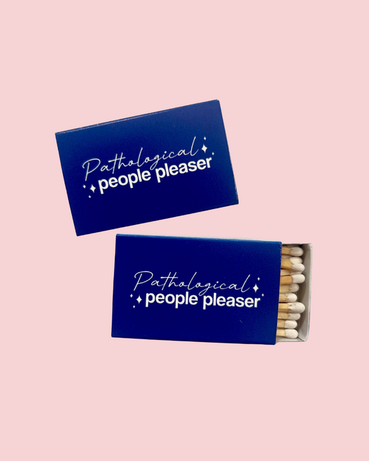 Pathological People Pleaser Midnight Blue Match Boxes