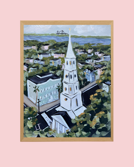 Charleston Inspired Print: From Above