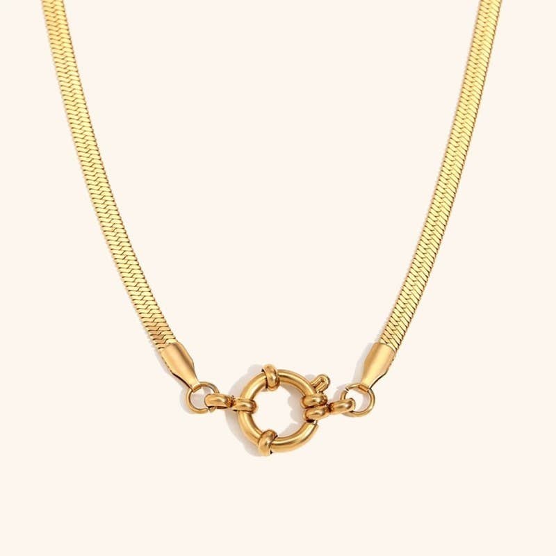 18K STAINLESS STEEL TARNISH FREE CHAIN NECKLACES | 40NK9468