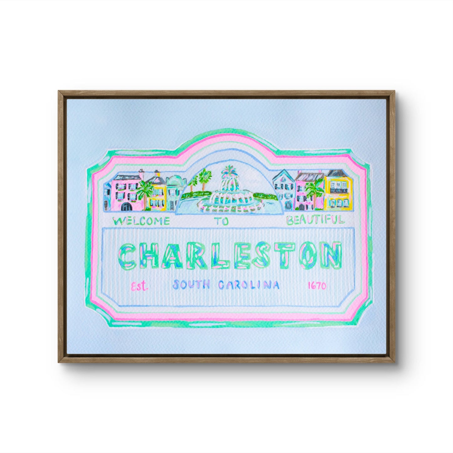Charleston Sign Print