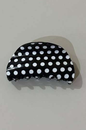Jumbo Polka Dot Hair Clip