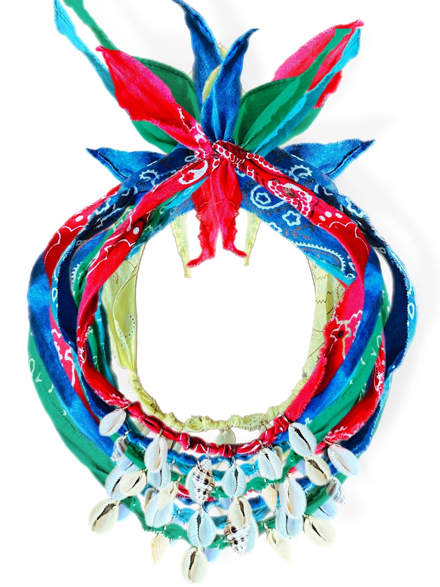 Bandana Shell Necklace