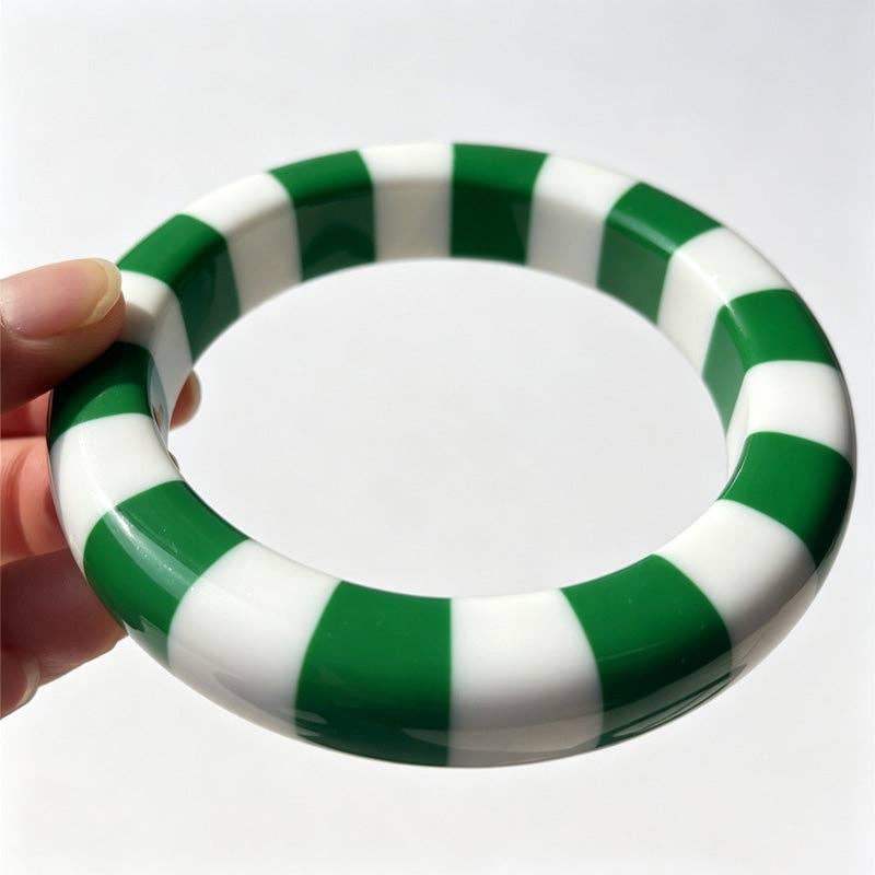 Striped Chunky Bangle