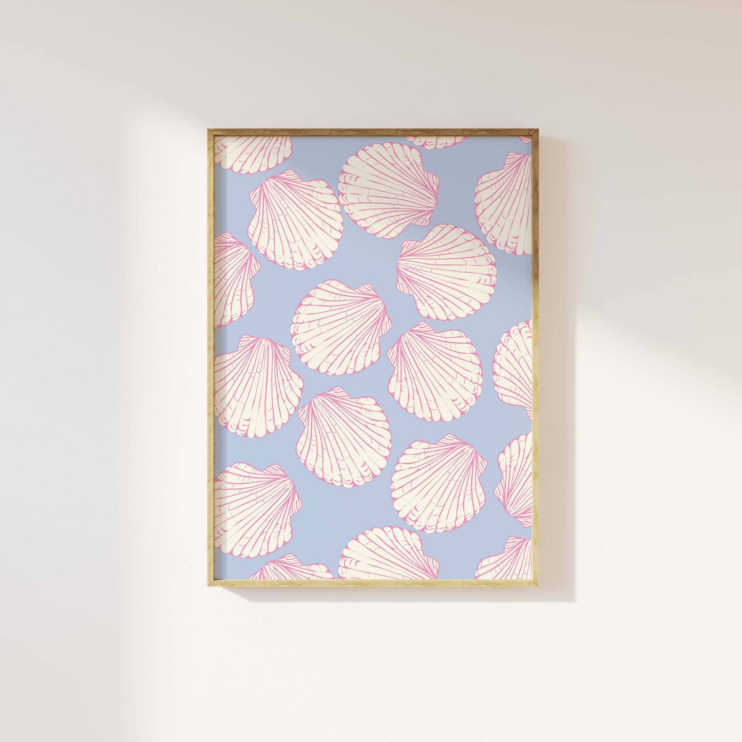 Seashells Pattern Print