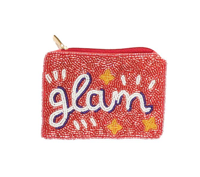 Ladies GLAM Beaded Coin Purse