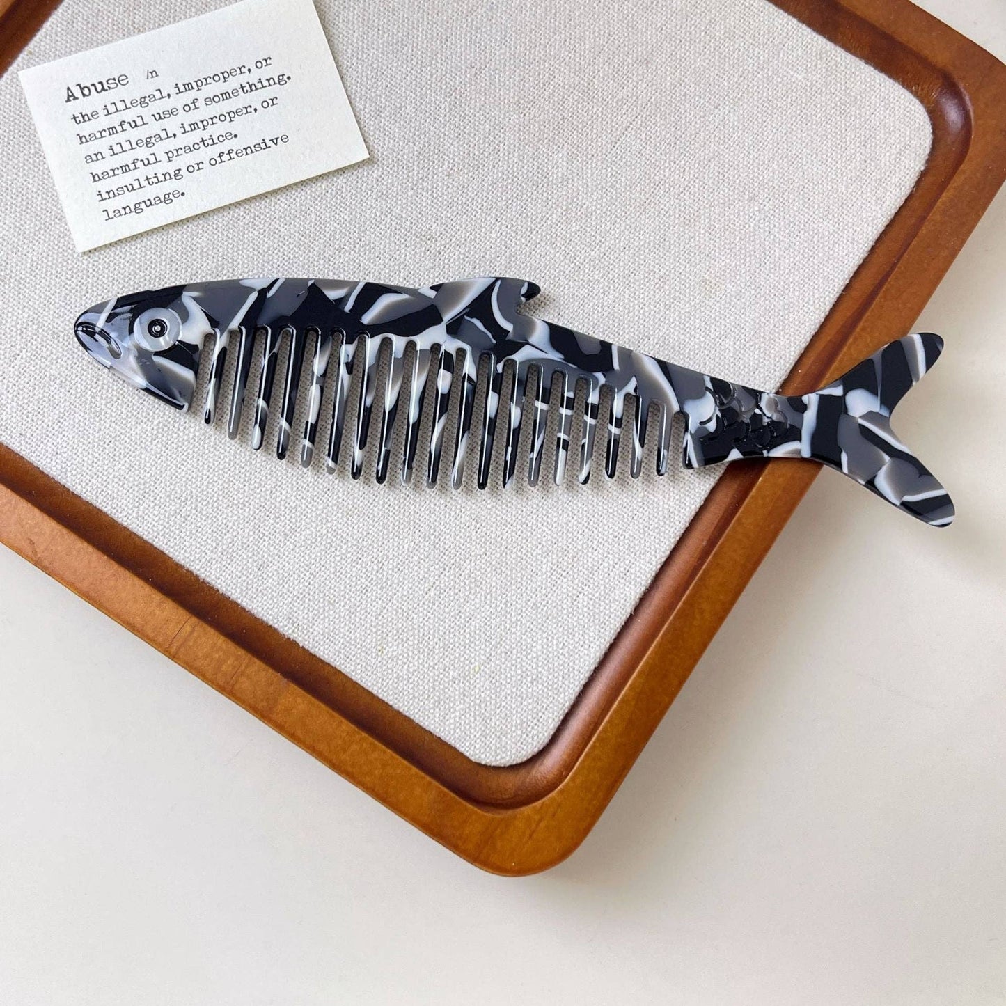 Creative Bear Shape Acetate Hair Combs