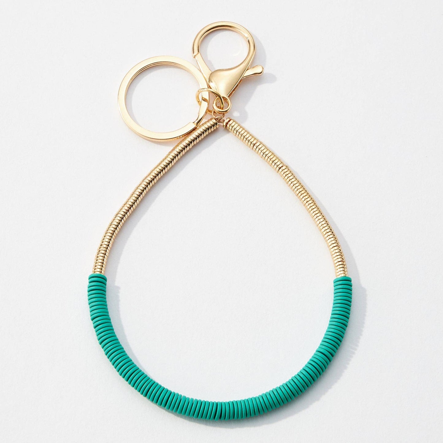 Silicone Coated Disc Wristlet Keychains