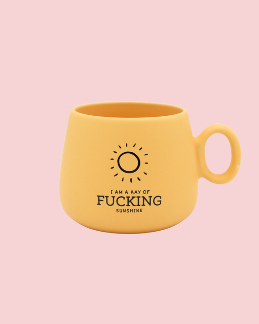 Cappuccino Mug I Am A Ray of Fucking Sunshine