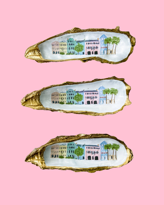 Rainbow Row Oyster Shell Ring Dish | Charleston, SC