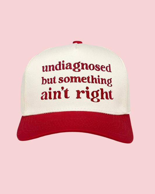 2-Tone Cap - Undiagnosed But Something Ain't Right Red/Beige