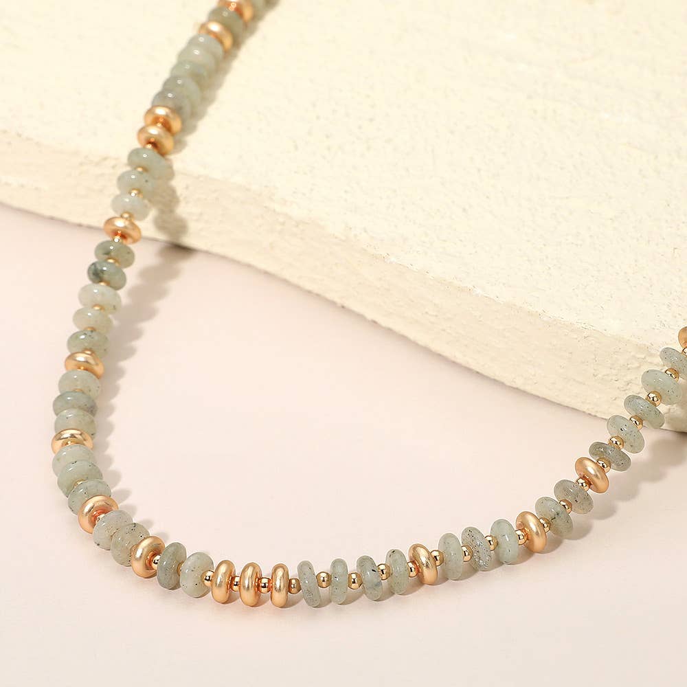 Multi Resin Beaded Necklace