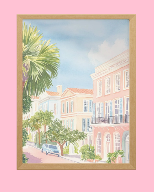 Coastal Charleston Art Print