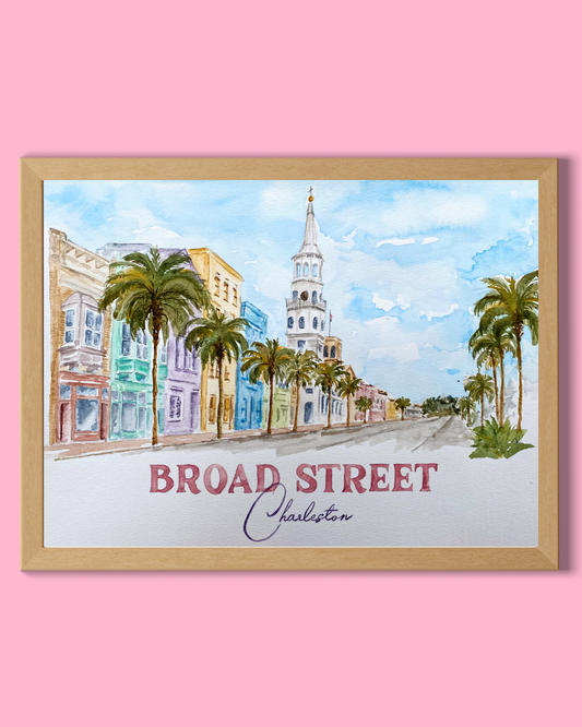 Broad St. Art Print
