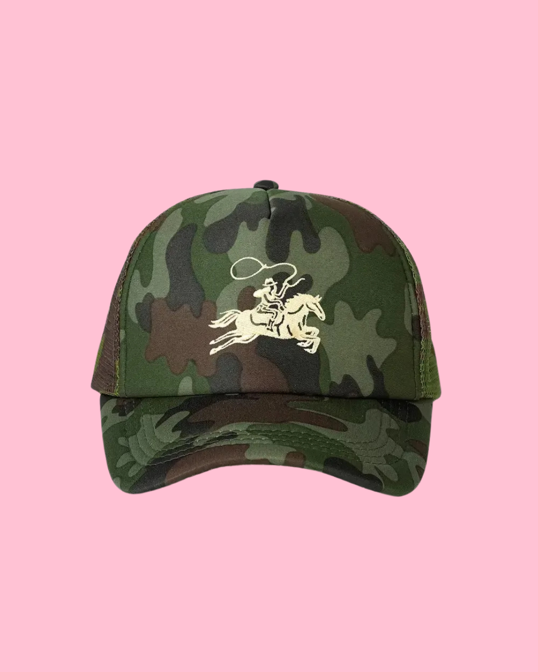 Embroidered Western Baseball Cap – Adjustable Trucker Hat