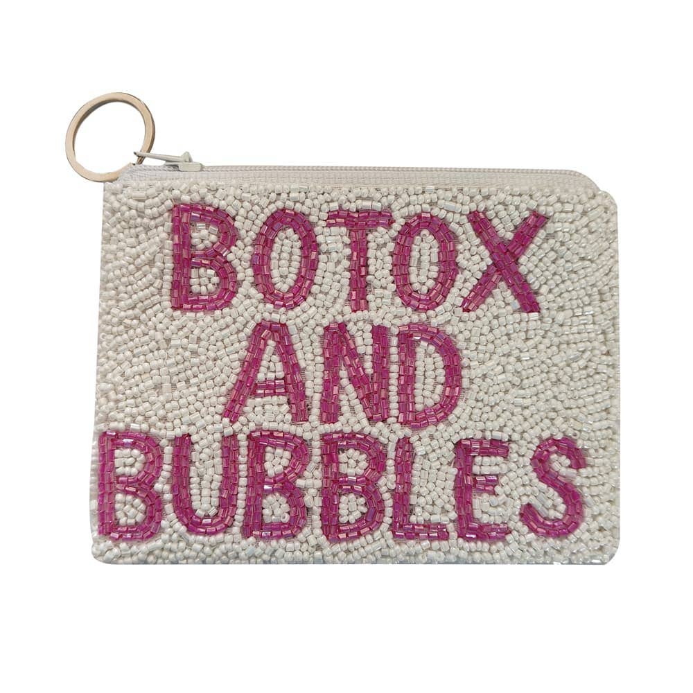 Botox & Bubbles Coin Purse