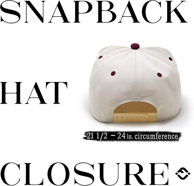 2-Tone Cap - My Therapist Gave Up - Burgundy/Beige