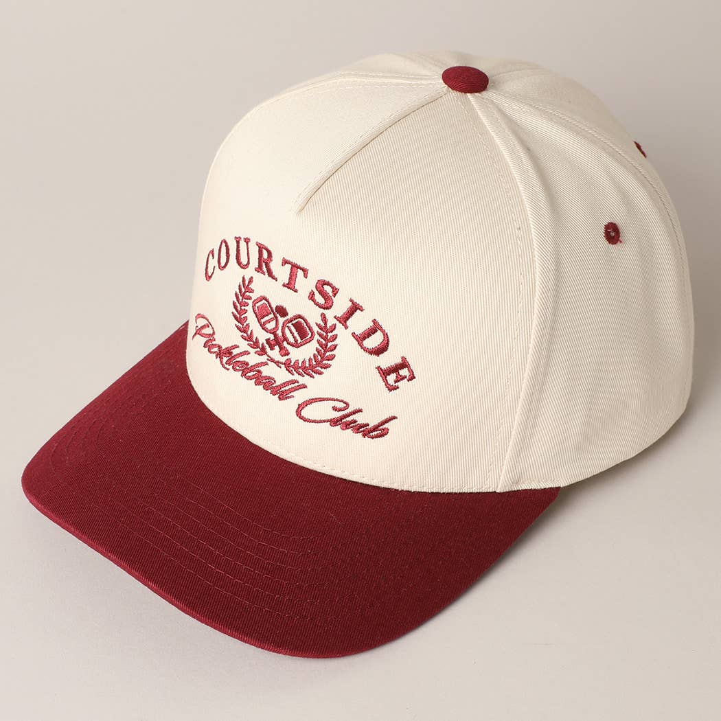Courtside Pickleball Club Two Tone Trucker Hat