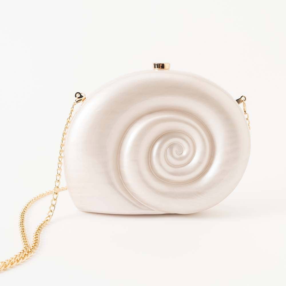 Women's Single Shoulder Crossbody Bag Shell Acrylic Clutch