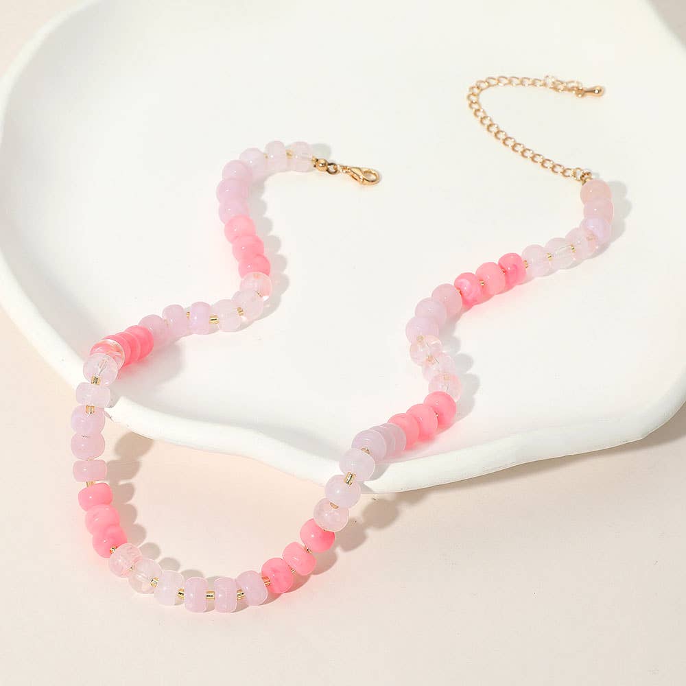 Gradient Beaded Necklace