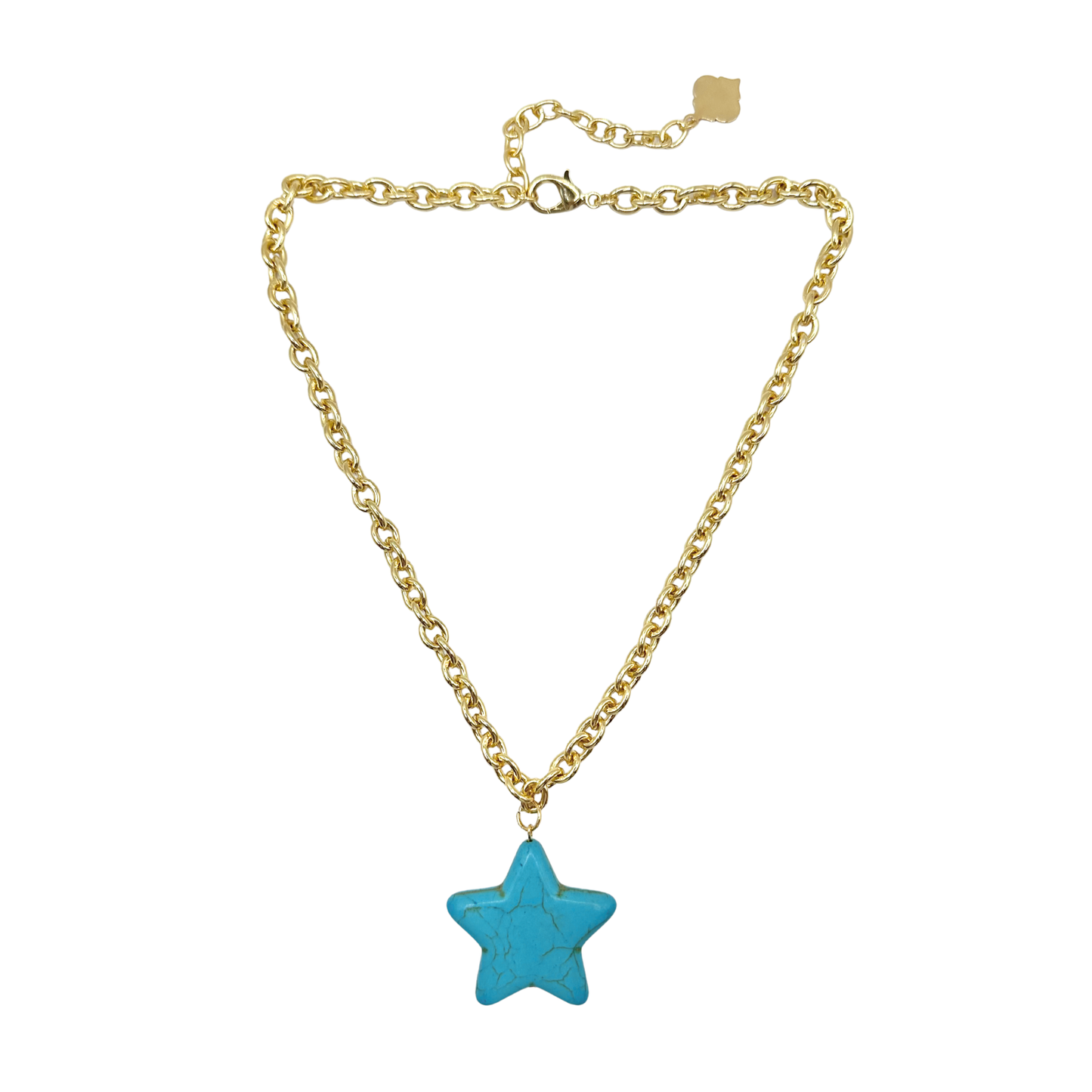 Trinity Necklace - Star - Gold