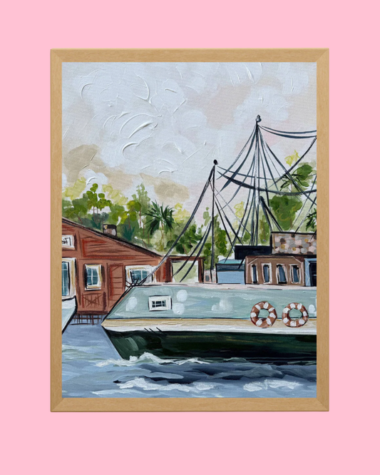 Shem Creek : Coastal Print