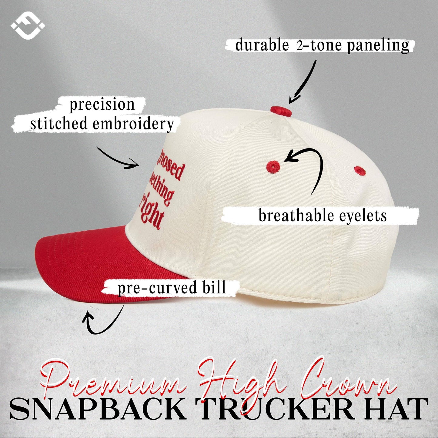 2-Tone Cap - Undiagnosed But Something Ain't Right Red/Beige