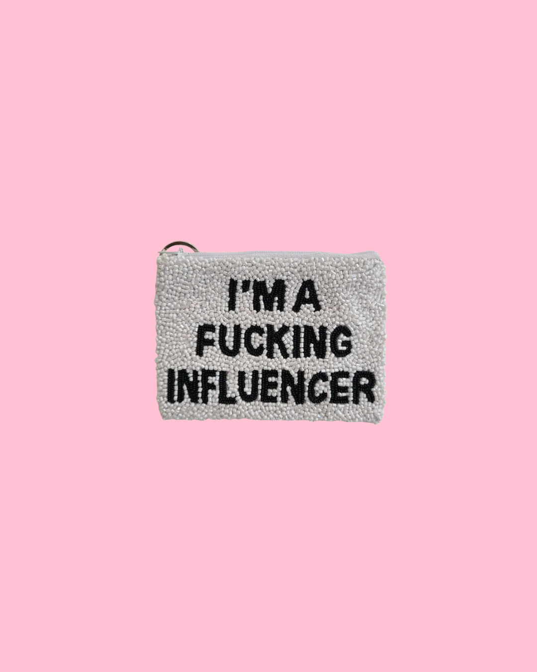 Influencer Beaded Coin Purse