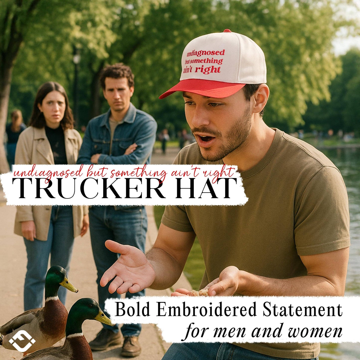 2-Tone Cap - Undiagnosed But Something Ain't Right Red/Beige