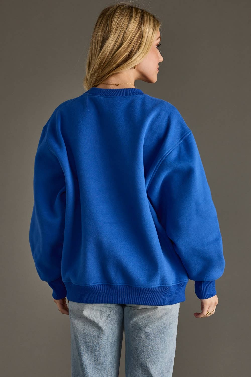 Blue & Lt. Pink Apres Sweatshirt