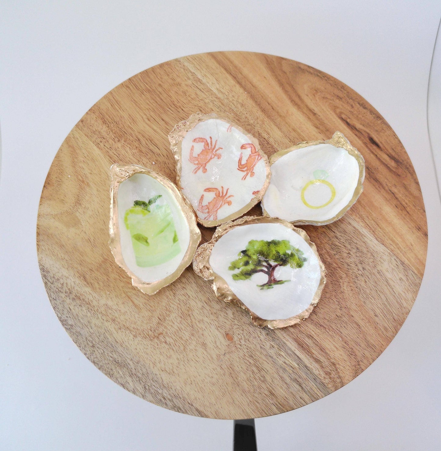 Charleston SC Inspired Oyster Ring Dish/Wine Topper/Magnet