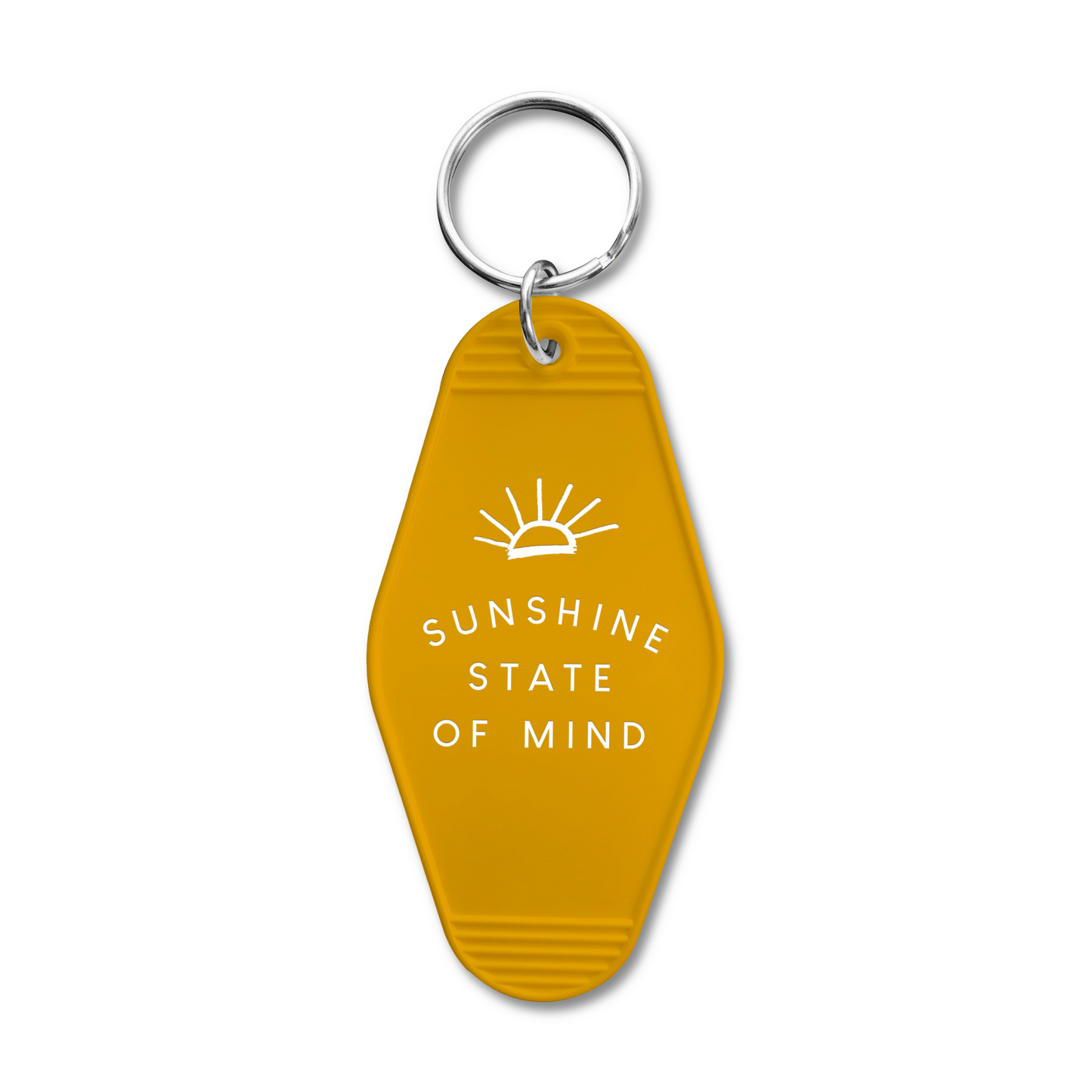 Sunshine State of Mind - Retro Hotel Keychain