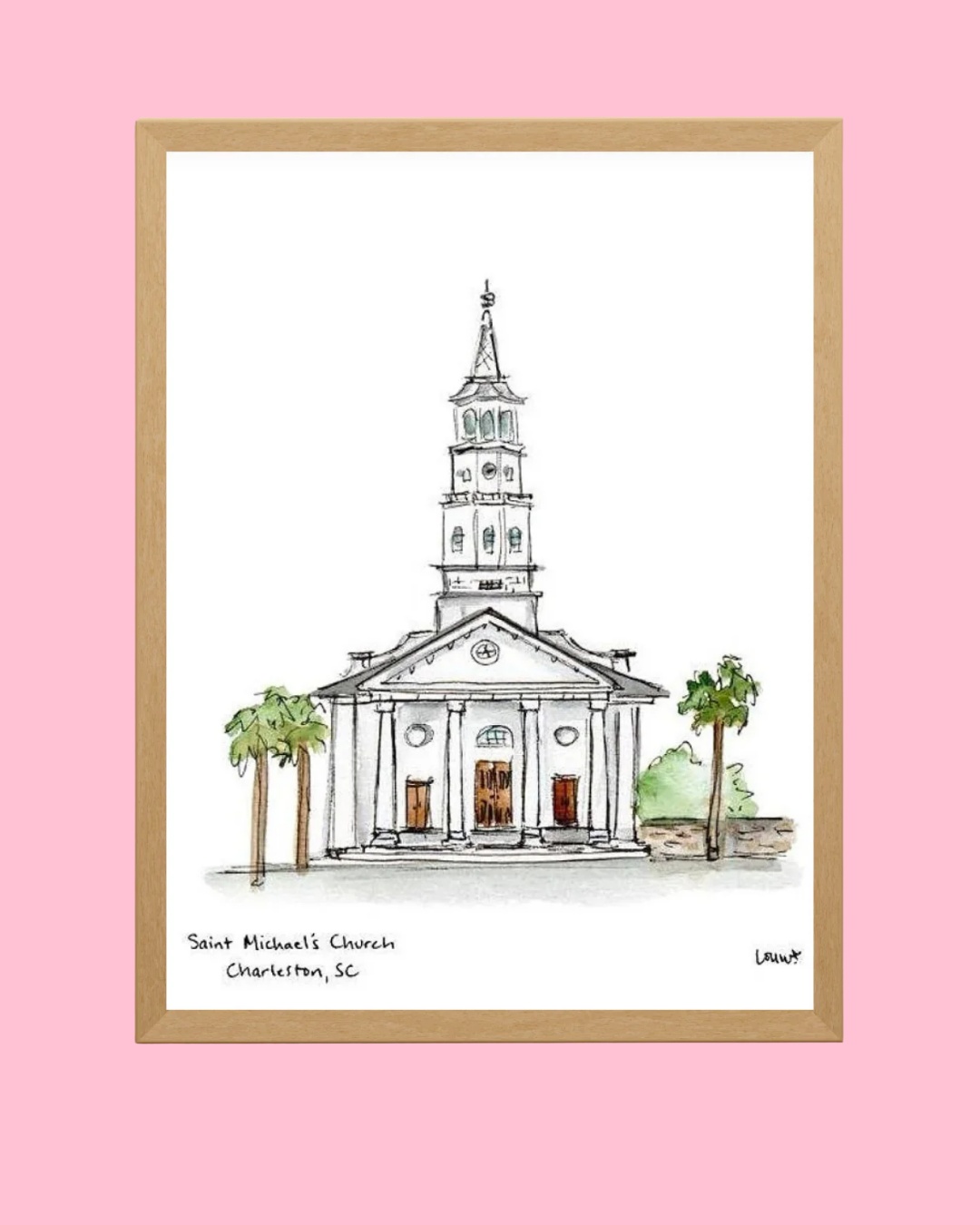 Charleston, South Carolina - St Michael's Episcopal Church.