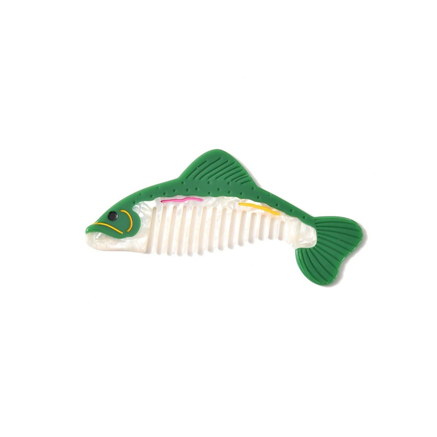Stylish Fish Shape Portable Acetate Hair Combs