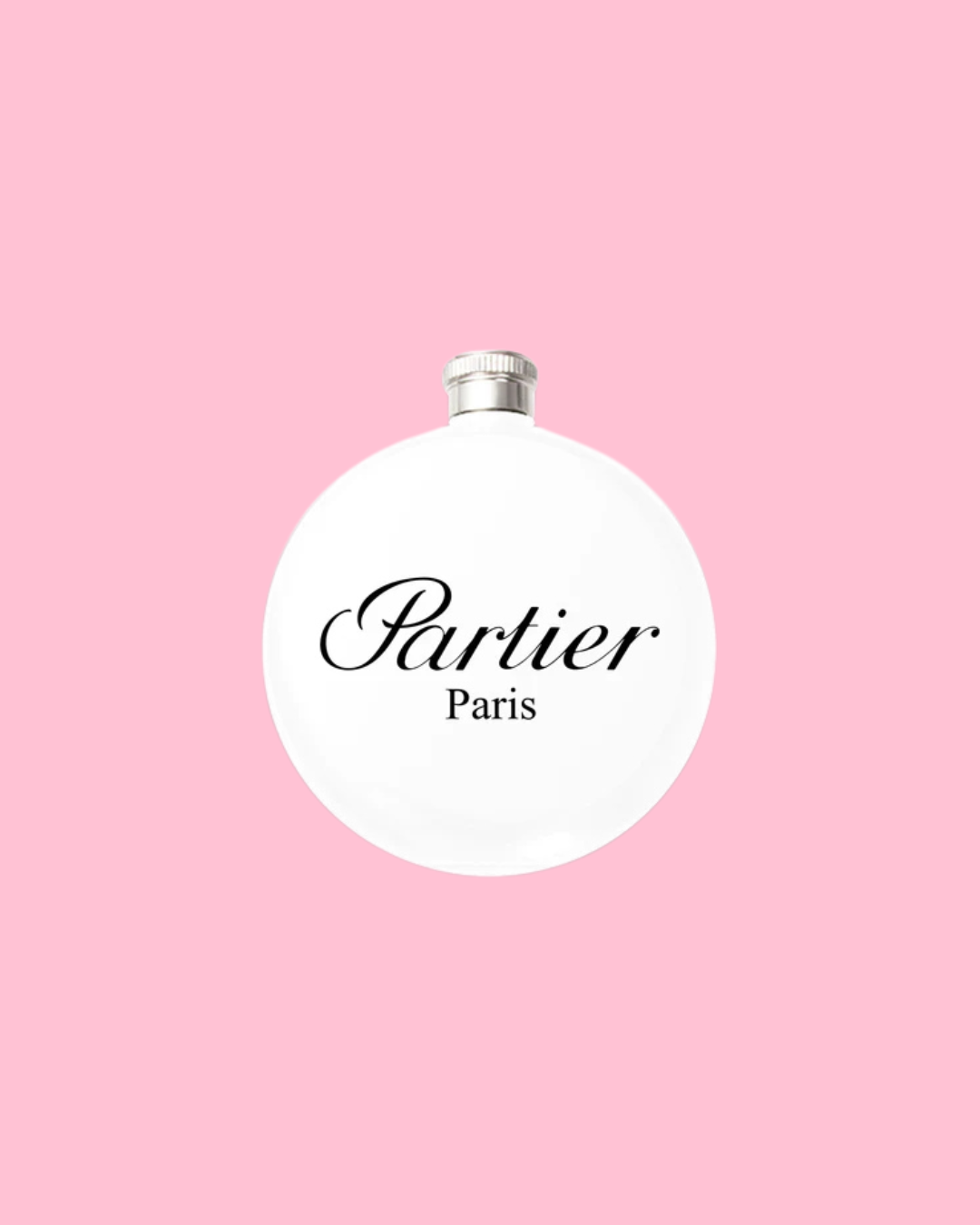 Partier Paris Round 5oz Flask