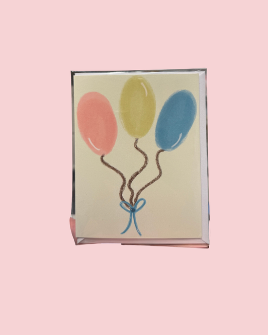 Balloons Greeting Card