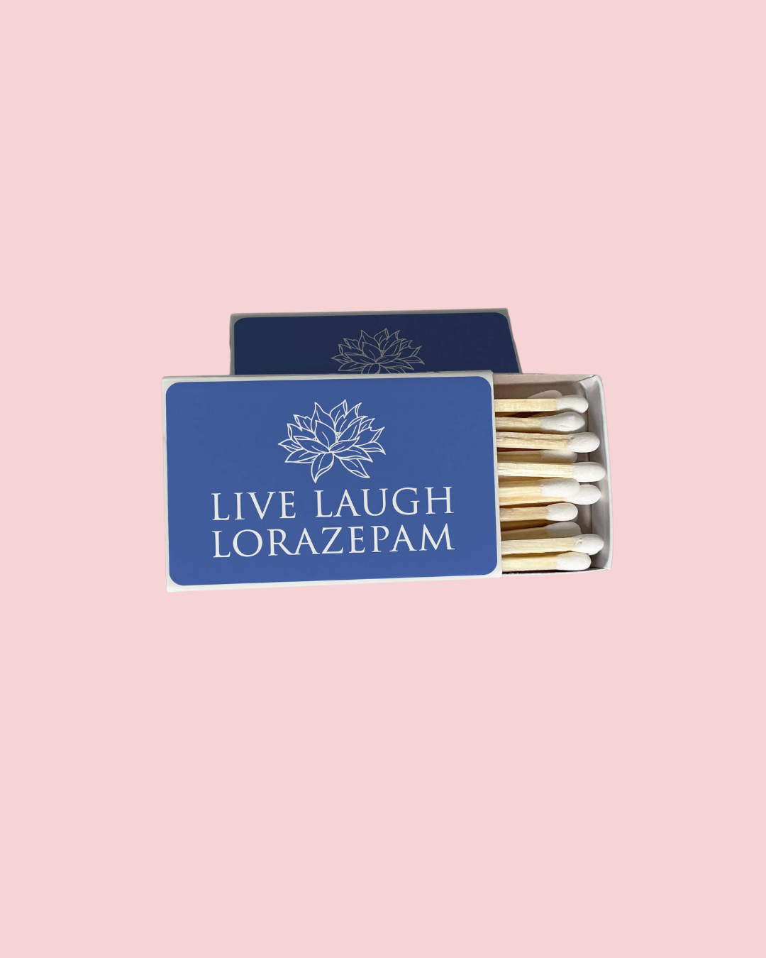 Live Laugh Lorazepam White Lotus Matchbook