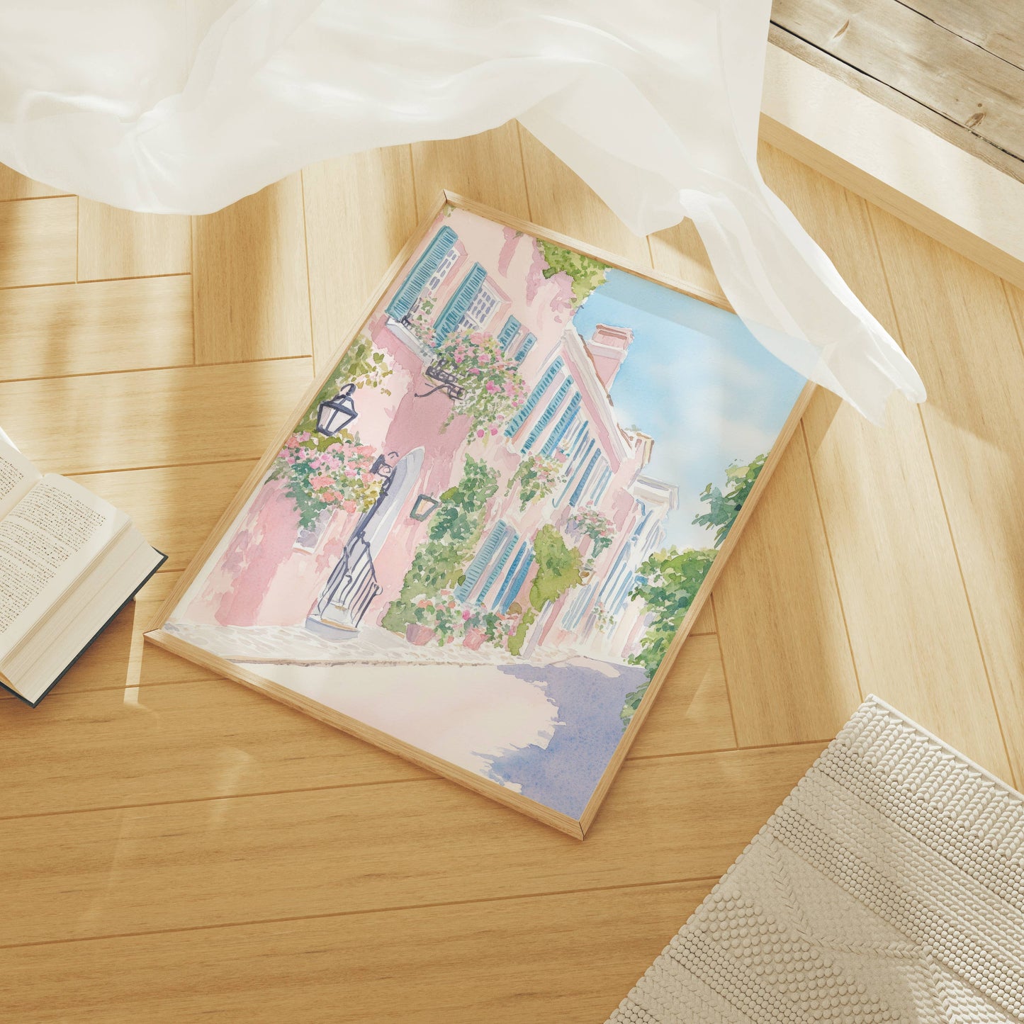 Charleston House Art Print