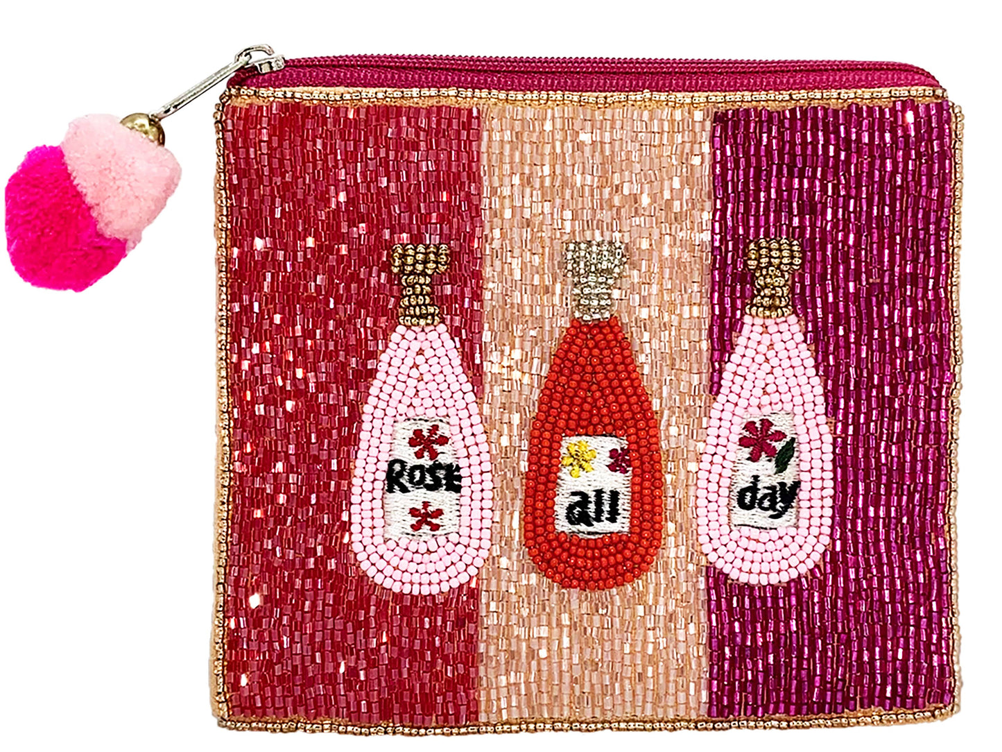 ROSE ALL DAY BEADED COIN POUCH