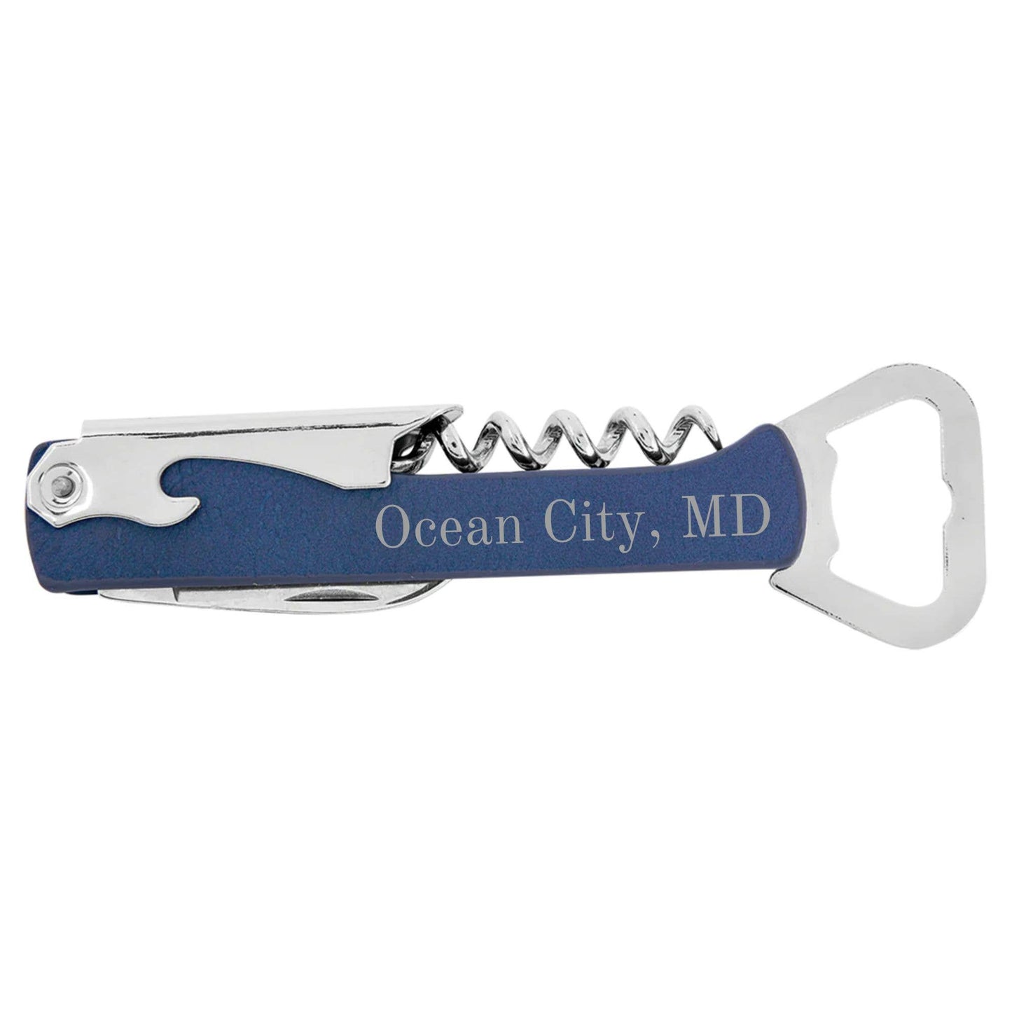 Charleston, SC Custom Engraved Bottle Opener & Corkscrew