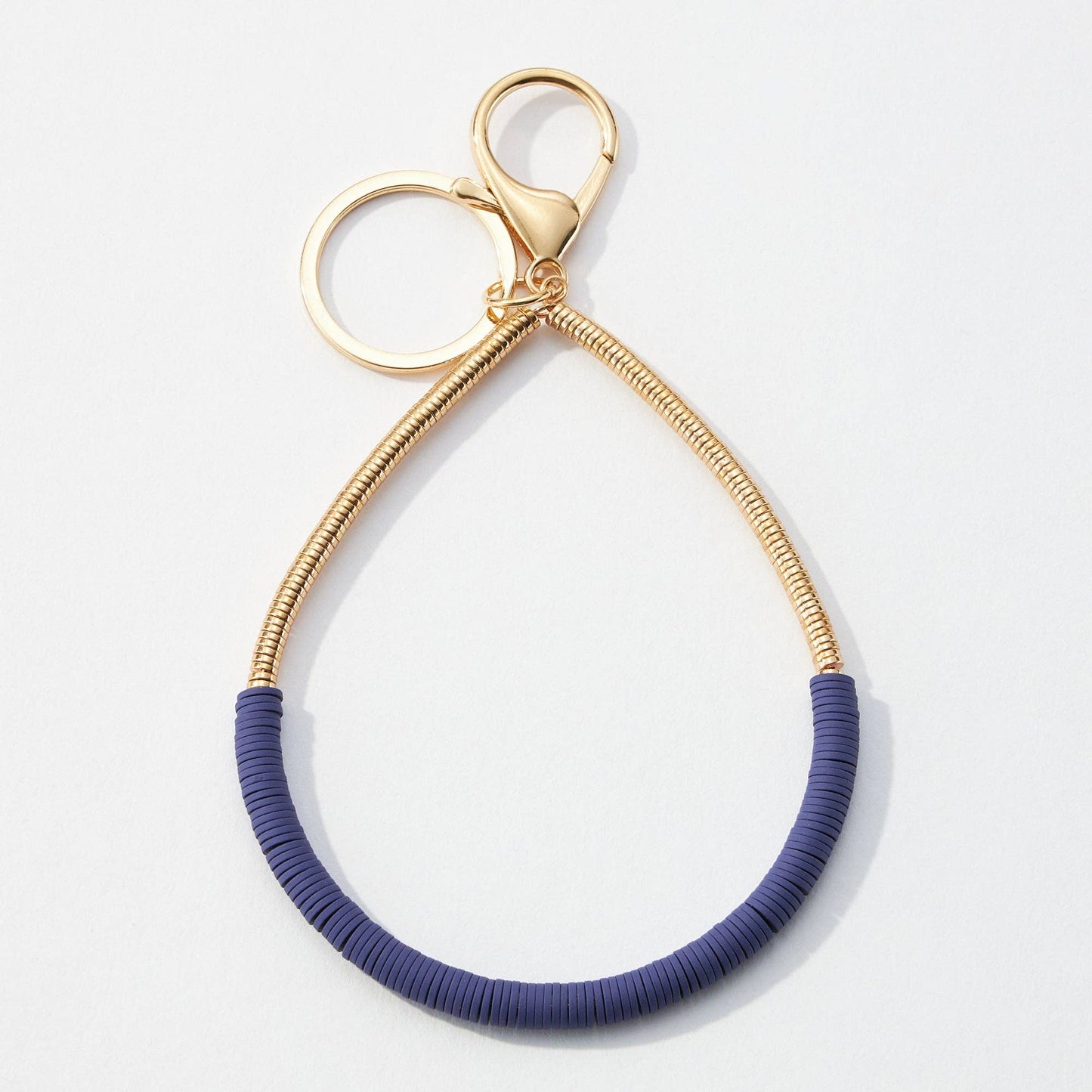 Silicone Coated Disc Wristlet Keychains
