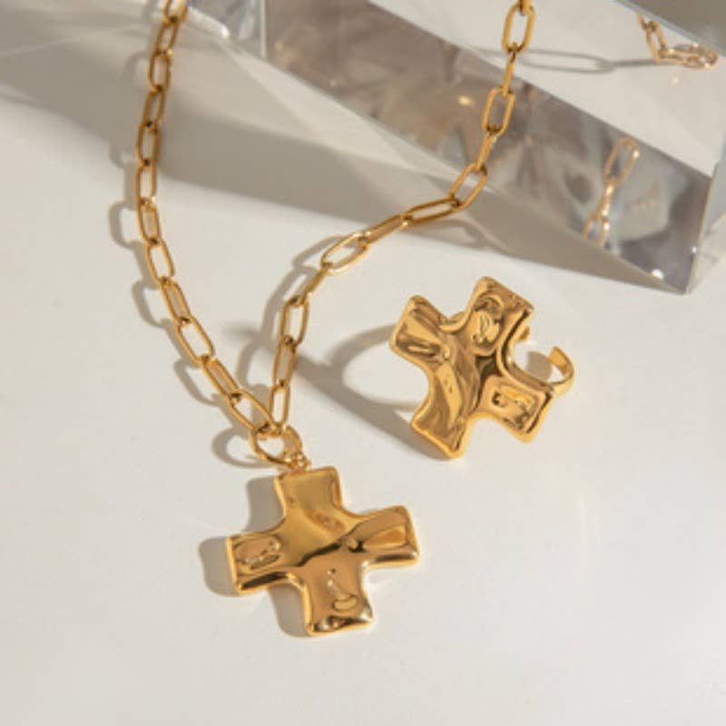 Stainless Steel Cross Necklace