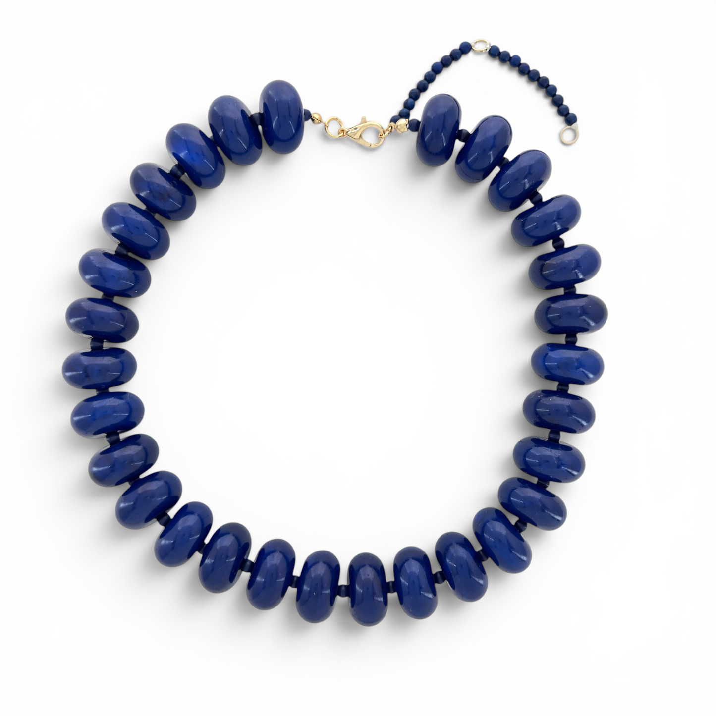 20mm Resin Rondelle Beaded Necklace