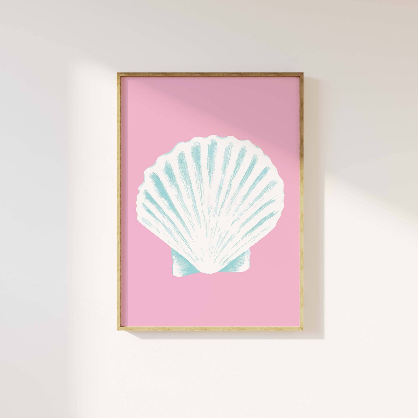 Pink Seashell Print