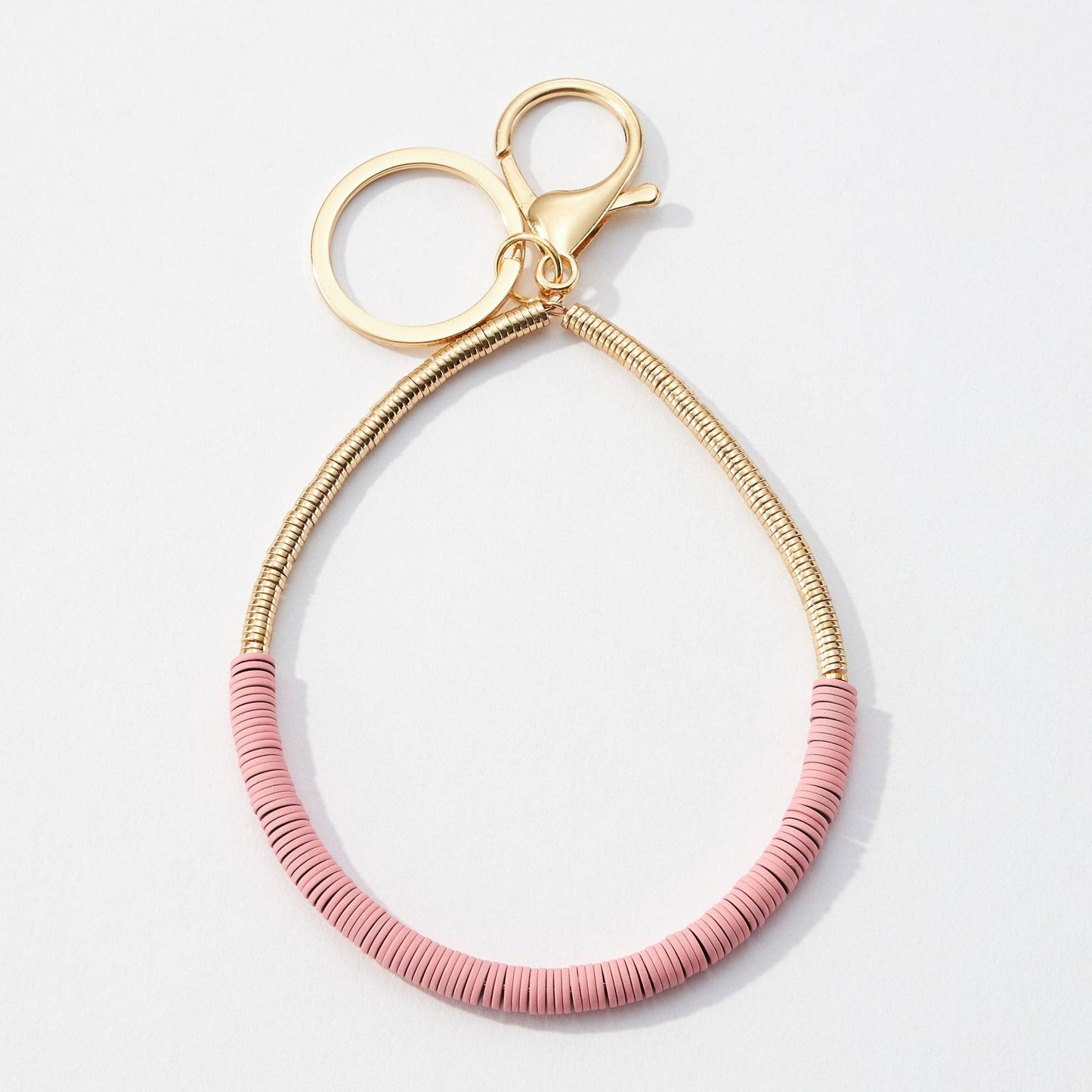 Silicone Coated Disc Wristlet Keychains