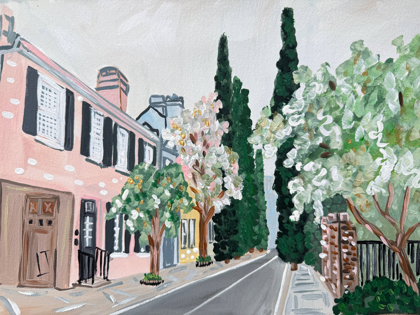 Charleston Inspired Print: St. Michael's Alley