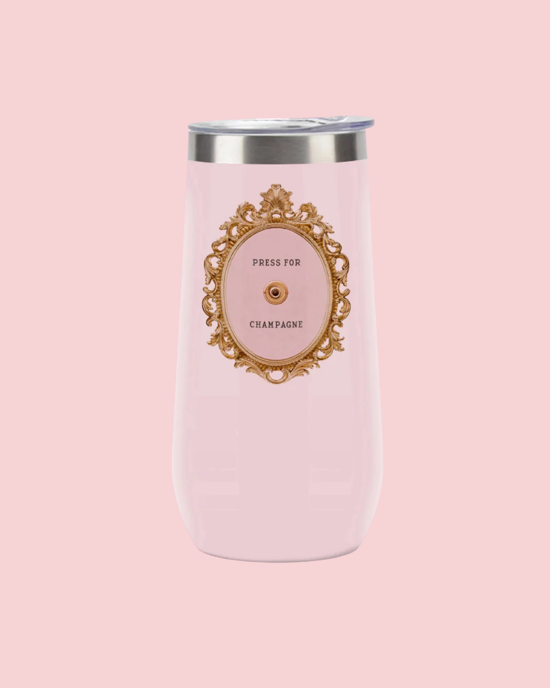 Press for Champagne Insulated Champagne Tumbler