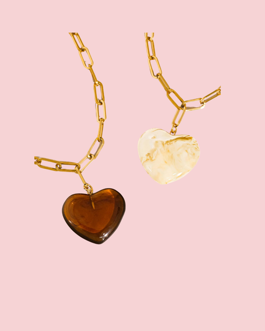 Rouelle 18K Gold Non-Tarnish Heart Chain Necklace