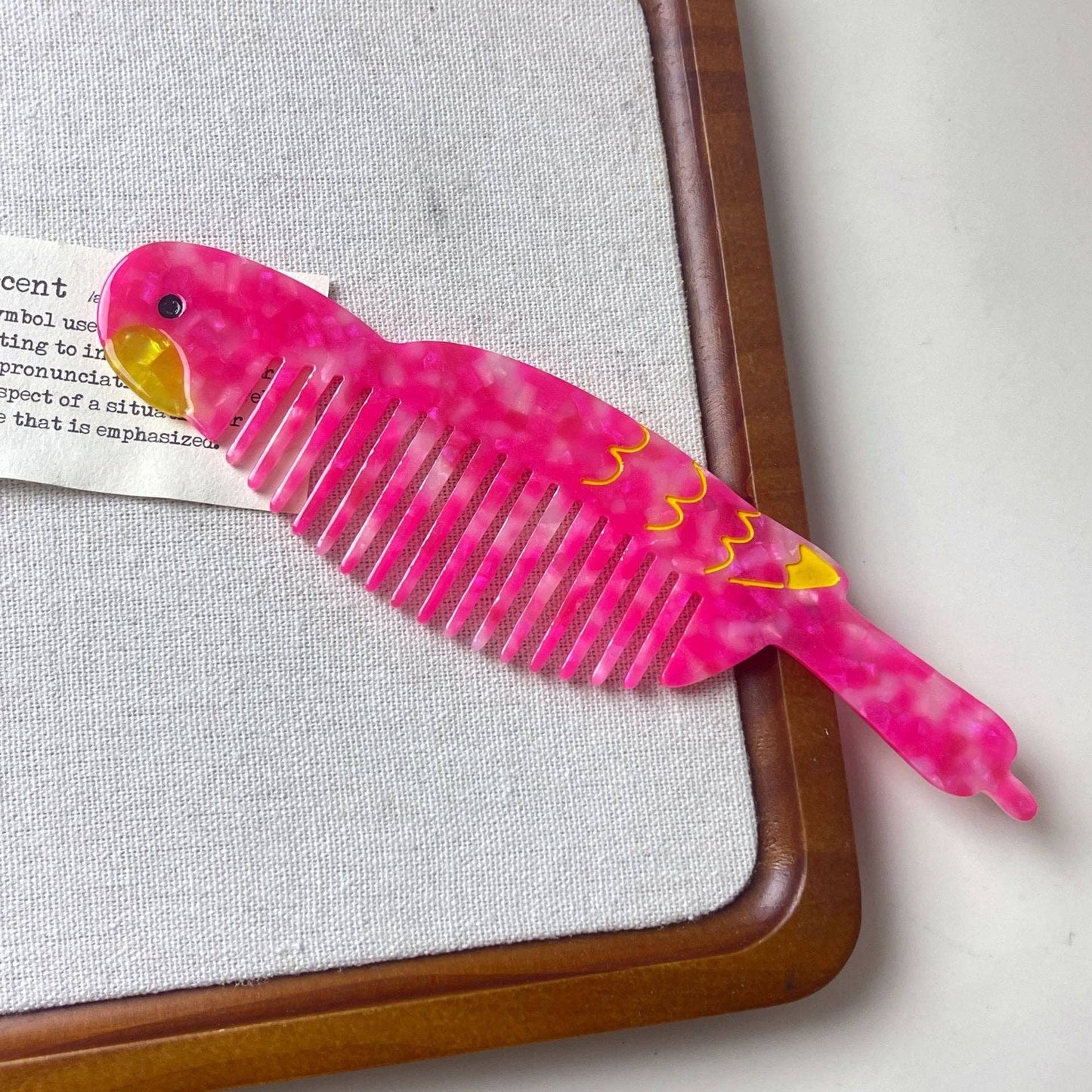 Creative Bear Shape Acetate Hair Combs