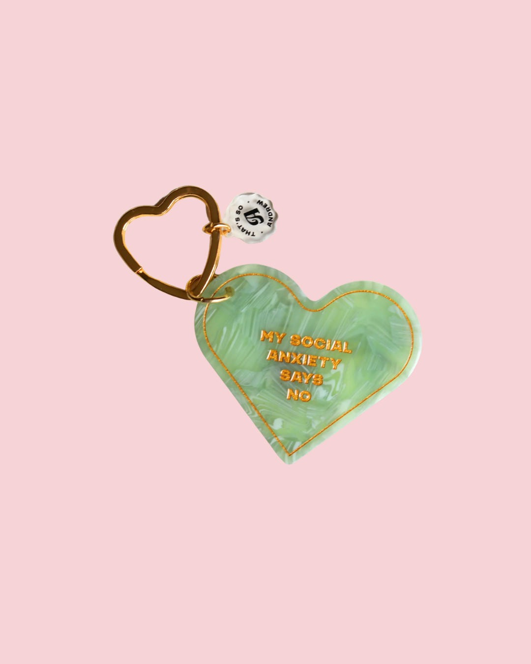 My Anxiety Says No - Funny Motel Keychain