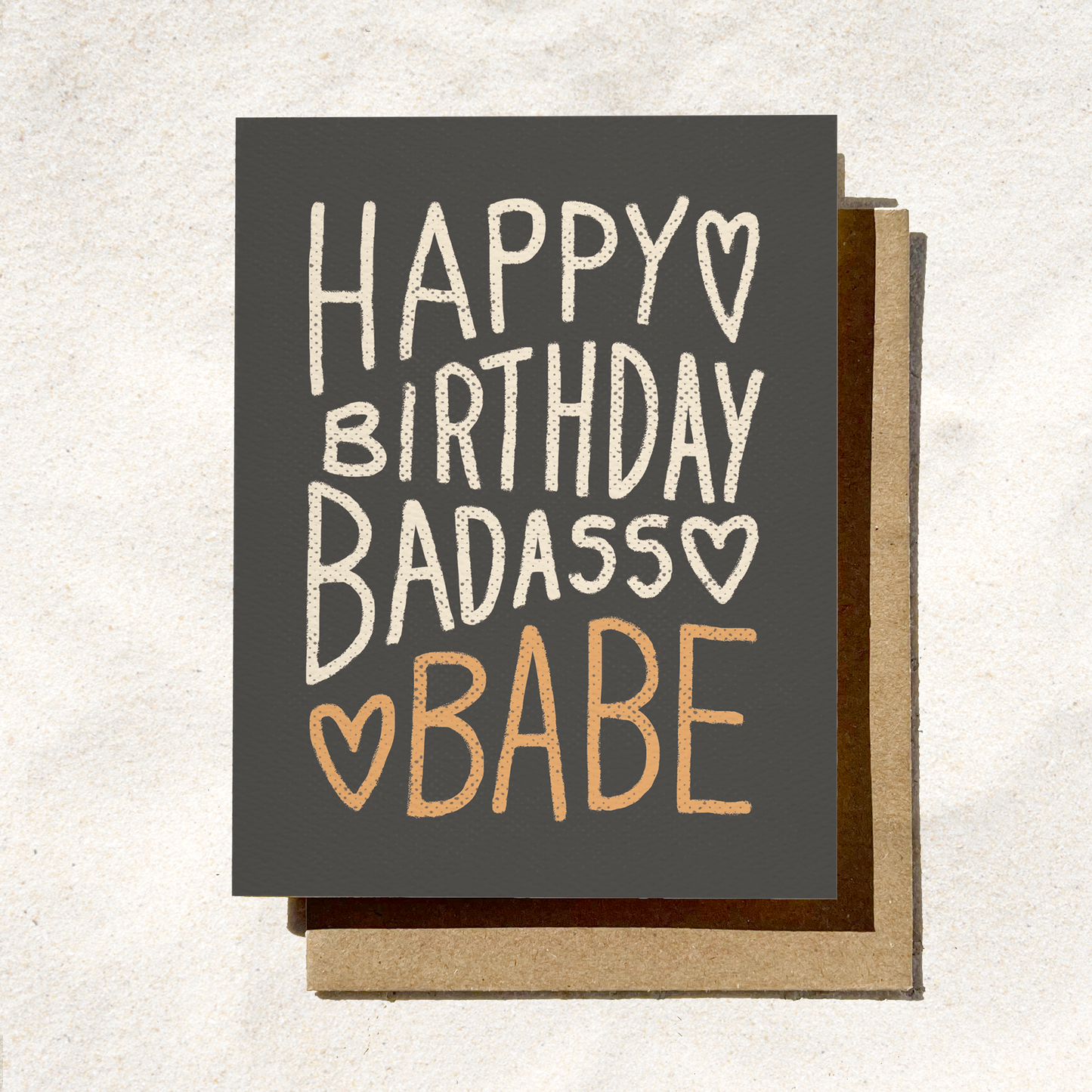 Happy Birthday Badass Babe | Funny Birthday Card